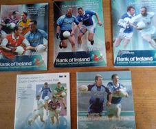 GAA various Leinster SFC official match programmes