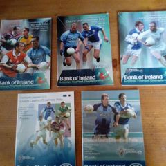 GAA various Leinster SFC official match programmes