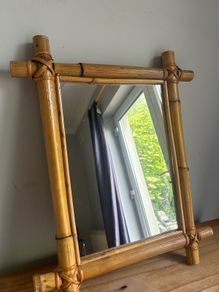 Bamboo mirror vintage