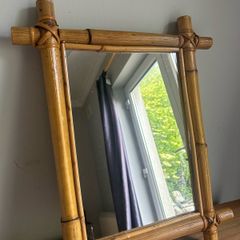 Bamboo mirror vintage