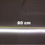 2pcs 60CM Car LED Turn Daytime Running White&Yellow Soft Tears Strips Guide Lights Image 5