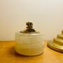 Vintage Azizoff of London Onyx Marble and Brass Table Lighter 60s or 70s Image 2