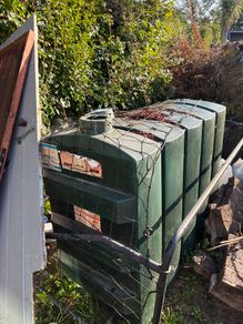 Oil tank for sale.