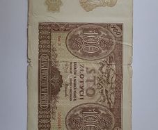Poland 100 zlotych banknotes 1940