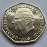 Gibraltar Coin Charles III Coronation 50 pence 2023 UNC Image 3