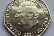 Gibraltar Coin Charles III Coronation 50 pence 2023 UNC