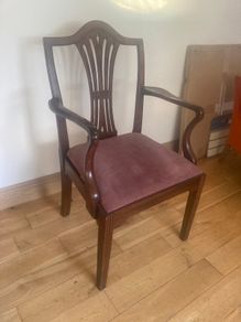 Antique Carver Chair- High Back