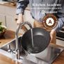 17pcs Induction Hob Pan Set, Black Granite Cookware Sets Pots and Pans Sets Non Stick, Nonstick Cookware and Bakeware, PFOA & PFOS Free Image 2