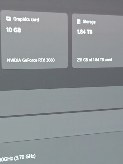 Lenovo Legion T7 Gaming Pc | Rtx 3080 10gb | Intel I7-10700kf | 16gb Ram | 1.84tb Ssd