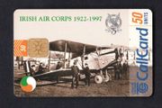 1997 Ireland 50 Unit Irish Air Corps 75th year anniversary of military aviation Callcard (ODS2) Call Card Used