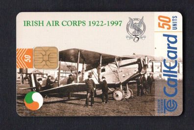 1997 Ireland 50 Unit Irish Air Corps 75th year anniversary of military aviation Callcard (ODS2) Call Card Used