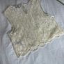 topshop size 8 lace top with scallop ending Image 8