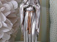 main image for ad Art Nouveau Figurine Madonna Statue Silver Sculpture Church Figurine Mar