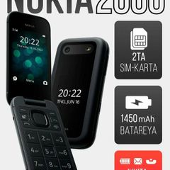 Nokia 2660 (2022) TA-1469 4G Dual Screen Unlocked Dual Sim Flip Phone MP3 Player & Wireless FM/ Used