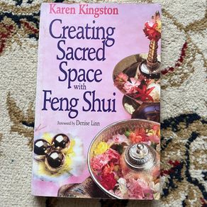 Book new age Karen Kingston sacred space with feng shui