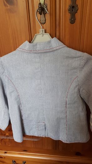 Chic french inspired pinstripe jacket blazer age 3-4