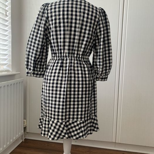 Black & White gingham dress. Size S