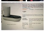 Gadget - Qi Certified Fast Charger - Mug Warmer / Drinks Cooler - Includes Smart Mug! Rrp 129 Euro!