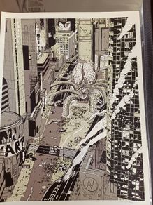 Limited Edition Watchmen Screen print by Raid71 "Squid"