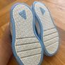 Adidas tensaur hook and loop trainers navy and blue Image 2
