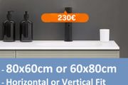 LED Bathroom Mirror 60x80cm Antifog Speakers
