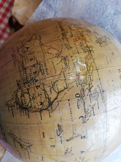 Rare, Large Vintage Globe Italian Paravia