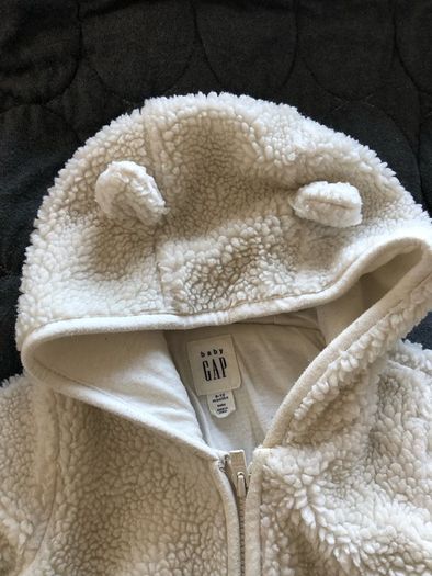 Baby 9-12 GAP Fleece Pramsuit and Converse Booties