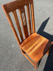 6 solid wood kitchen chairs