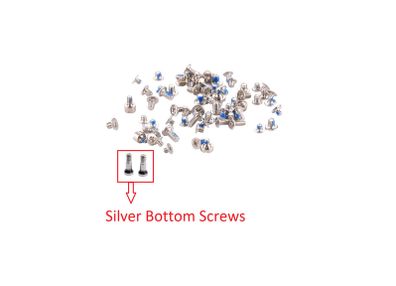 For iPhone 7 Plus Full Complete Screw Set Repair Fix With 2 Silver Bottom Screws - FHT26IPFC