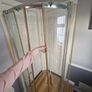 corner shower unit & stone base Image 3