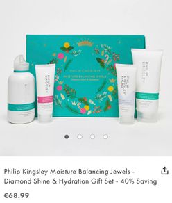 Philip Kingsley Moisture Balancing Jewels - Diamond Shine & Hydration Gift Set brand new