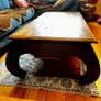 antique wooden coffee table Image 3