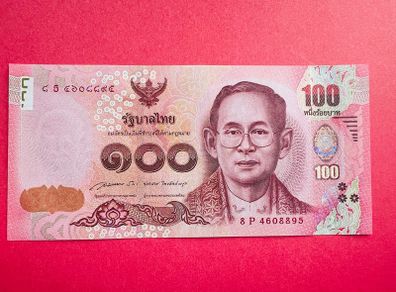 Thailand  100 Baht  2015  COMMEMORATIVE ISSUE Pick 127 King  Rama  X ( Uncirculated)