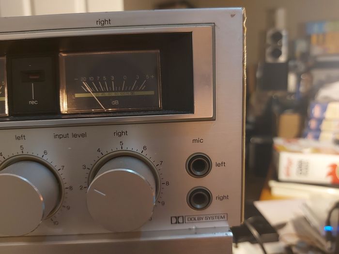 Technics FM-AM Stereo Tuner Model ST-3200, Technics Model No. RS-M205, Technics Stereo integrated Amplifier Model SU-3200, 3 parts of a Technics Music System, No phonograph or Speakers