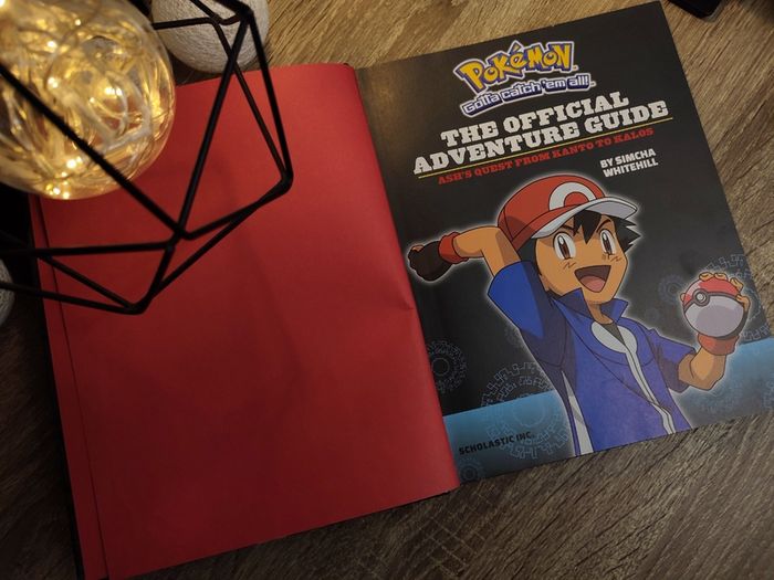Pokemon ! The Official Adventure Guide ! Ash's Quest from Kanto to Kalos ! Hardcover ! 2015 ! by Scholastic !
