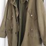 Oasis Reunion Ready !!! Indie Khaki 100% cotton parka Sz M/ L (Measures 24 inches pit to pit) Image 5