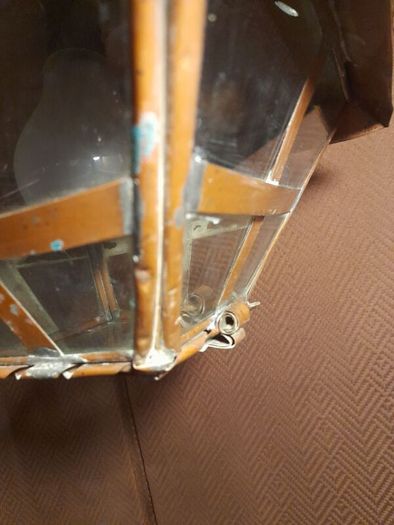 Handmade Copper Hall Lantern
