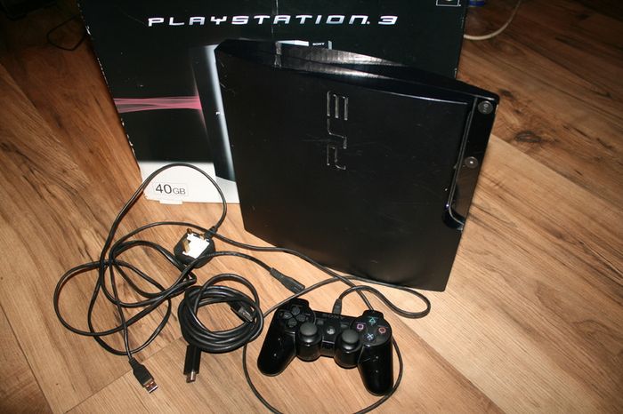 PS3 Slim with installed PS1 Games