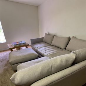 Grey corner sofa set L shaped