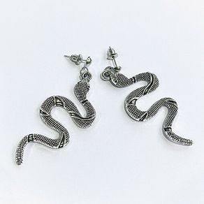 Trendy Vintage Snake Shape Dangle Earrings for Women Girl Retro Earrings