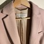 Hobbs 80% Wool Coat UK 10 Warm Blush Pink / Beige | Excellent Condition Image 2