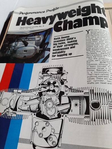 Vintage biker magazine 1982