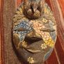 Indonesian Vintage Masks on light wood Image 4