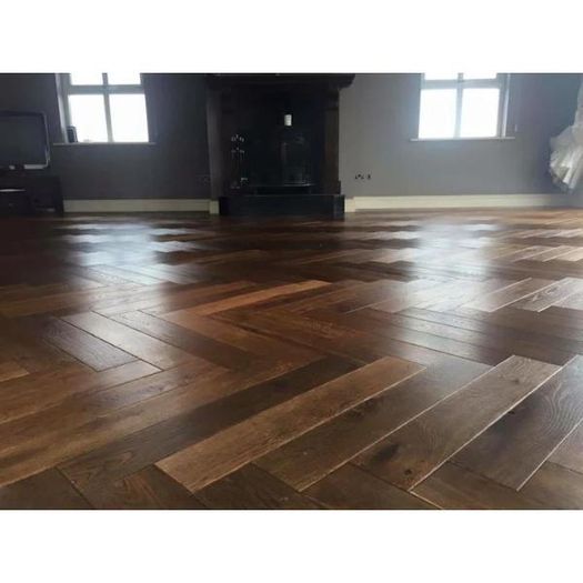Triple Smoked Oak Prime Grade Herringbone