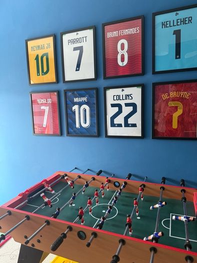 Kids football jersey picture frames