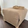 Reupholstered footstool Image 4