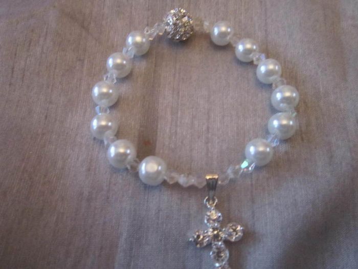Christening And Flower Girl Bracelets.