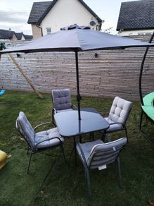 Garden table and chairs