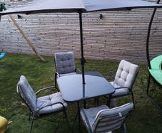 Garden table and chairs