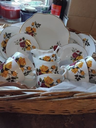 21piece vintage tea set by ROYAL STUART